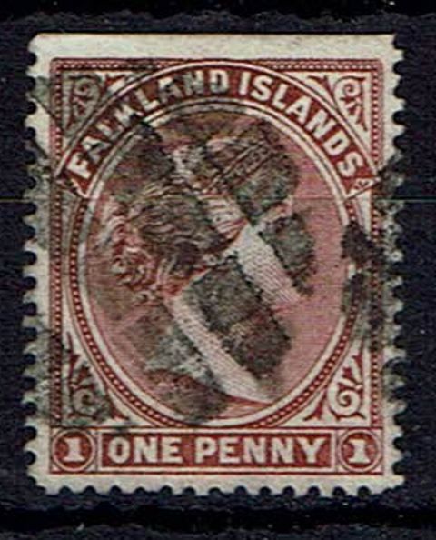 Image of Falkland Islands SG 8y FU British Commonwealth Stamp